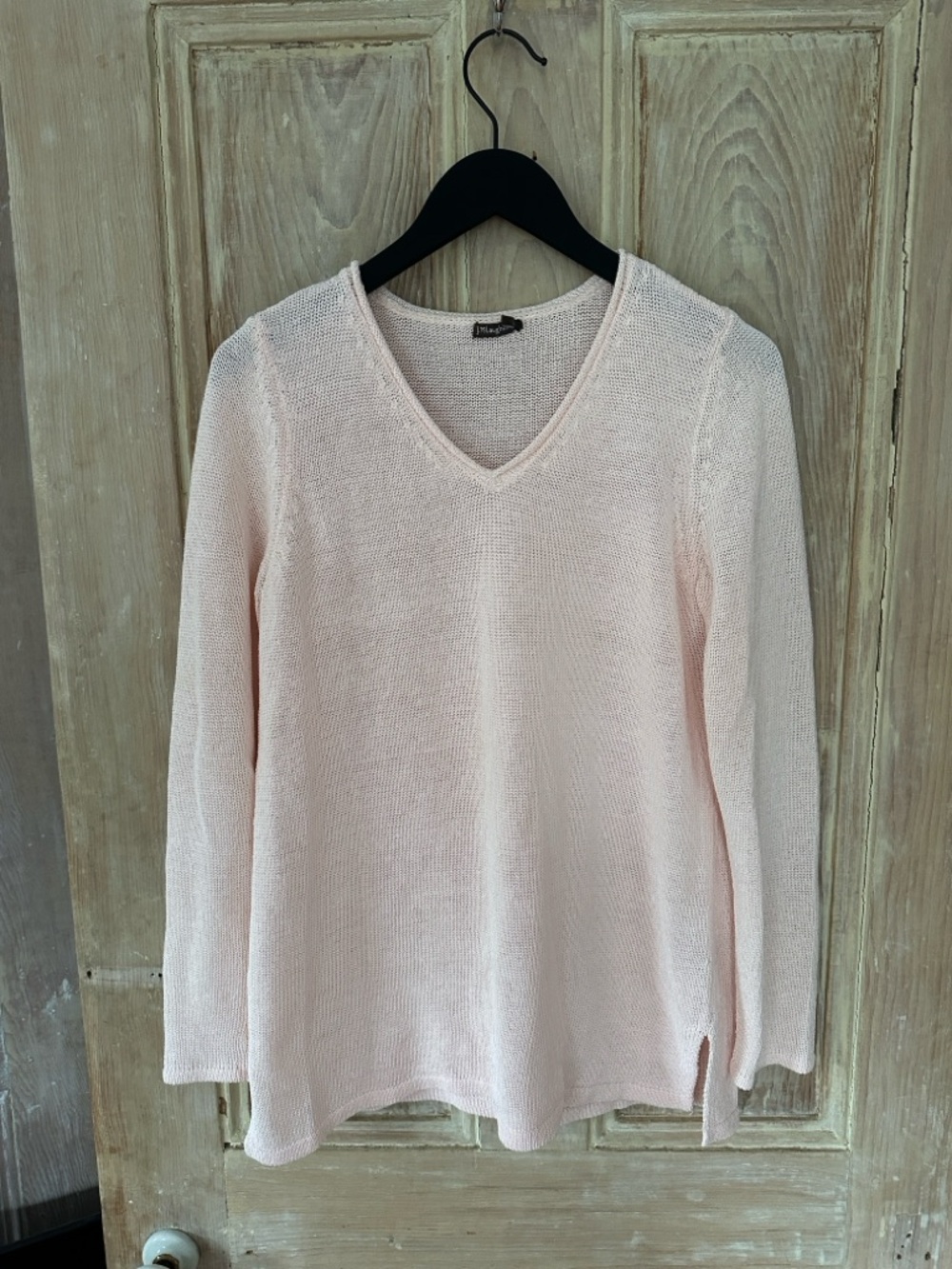 J. McLaughlin soft pink Knit Crewneck Sweater